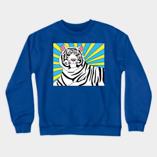 Patty Tiger Wild Animals Crewneck Sweatshirt